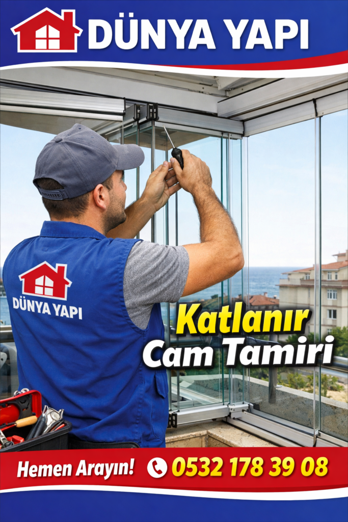 Şişli Katlanır Cam Tamiri 530 178 39 08