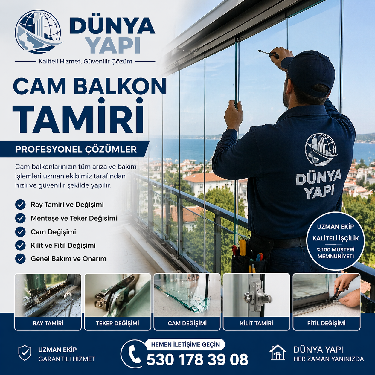 Fatih Cam Balkon ve cam balkon tamiri
